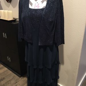 Alex Evening dress with matching jacket
